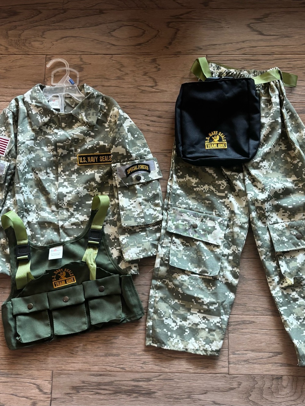 Navy Seals Special Forces Tactical Camouflage Costume Set - Camo size 4/6